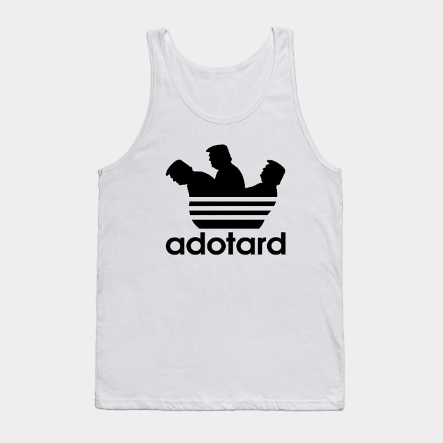 Funny Trump Dotard Logo Tank Top by Electrovista